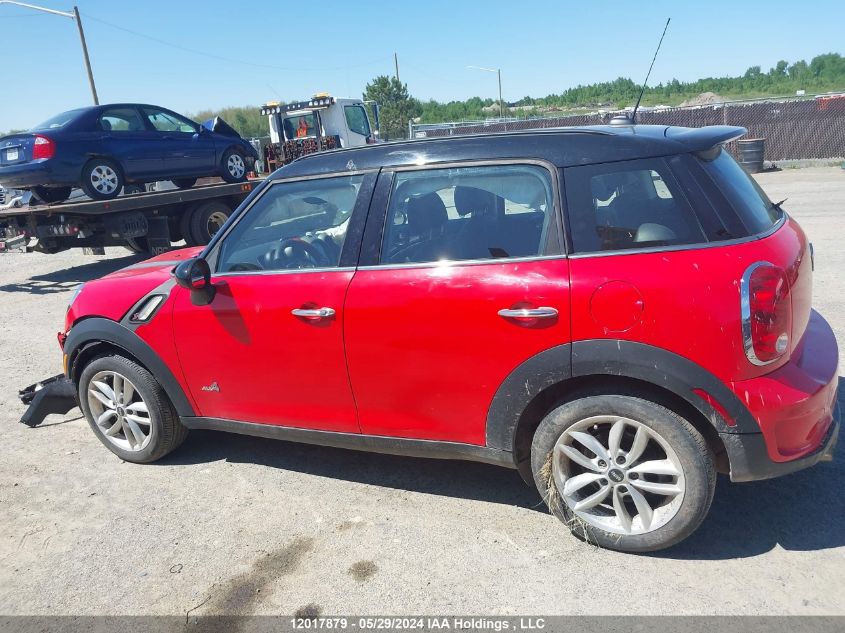 2011 Mini Cooper S Countryman VIN: WMWZC5C57BWT52587 Lot: 12017879