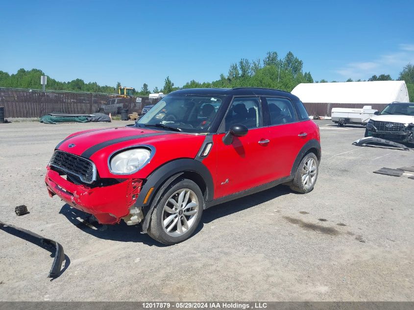 2011 Mini Cooper S Countryman VIN: WMWZC5C57BWT52587 Lot: 12017879