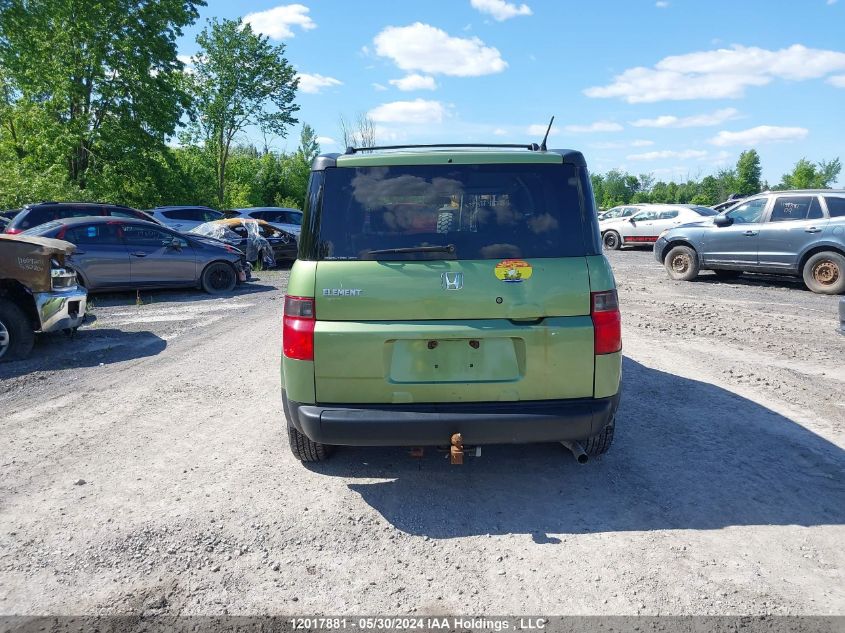 2006 Honda Element Ex VIN: 5J6YH28756L801355 Lot: 12017881