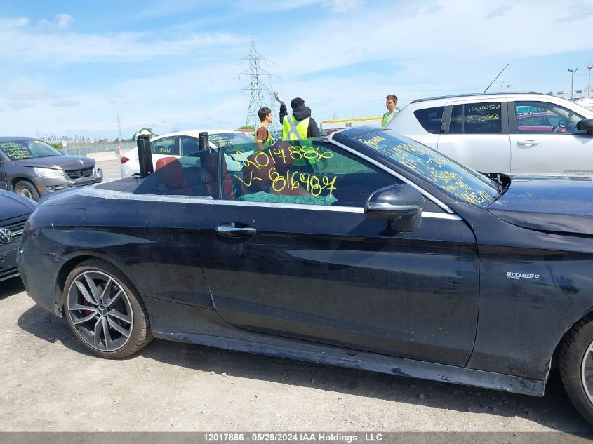 2019 Mercedes-Benz C-Class VIN: WDDWK6EB2KF816487 Lot: 12017886