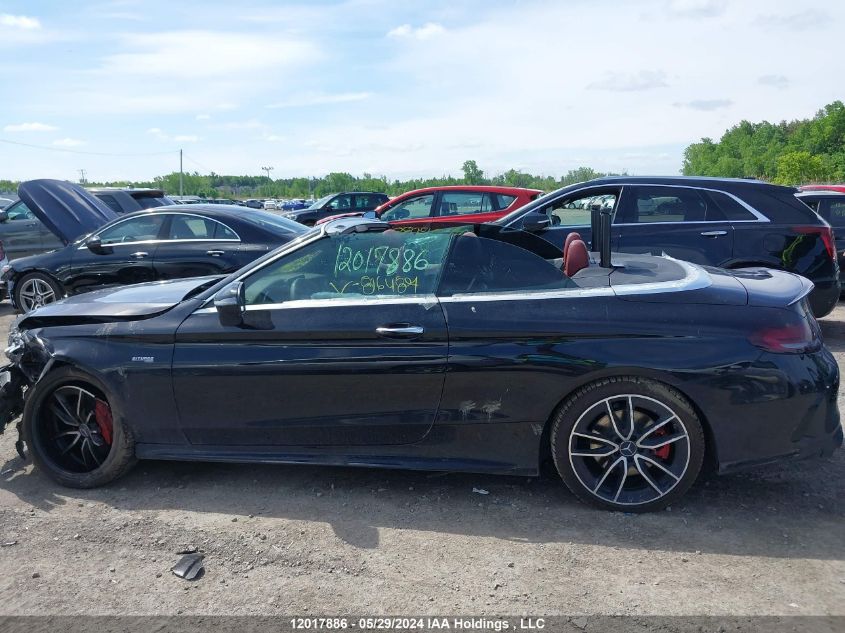 2019 Mercedes-Benz C-Class VIN: WDDWK6EB2KF816487 Lot: 12017886