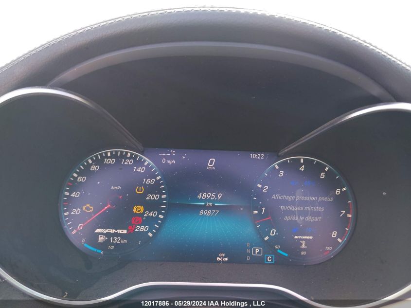 2019 Mercedes-Benz C-Class VIN: WDDWK6EB2KF816487 Lot: 12017886