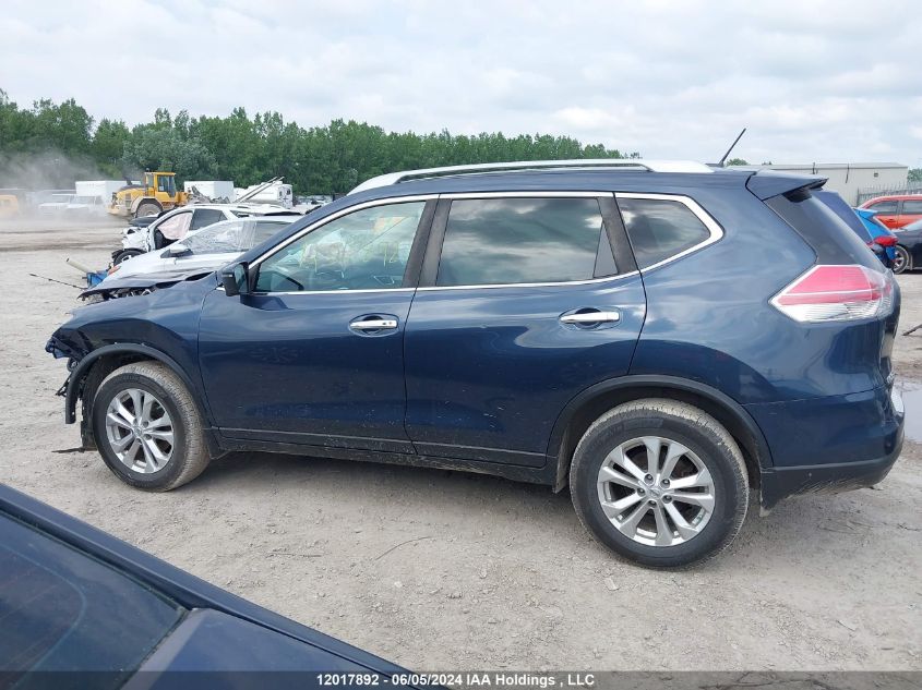 2016 Nissan Rogue VIN: 5N1AT2MV8GC791038 Lot: 12017892