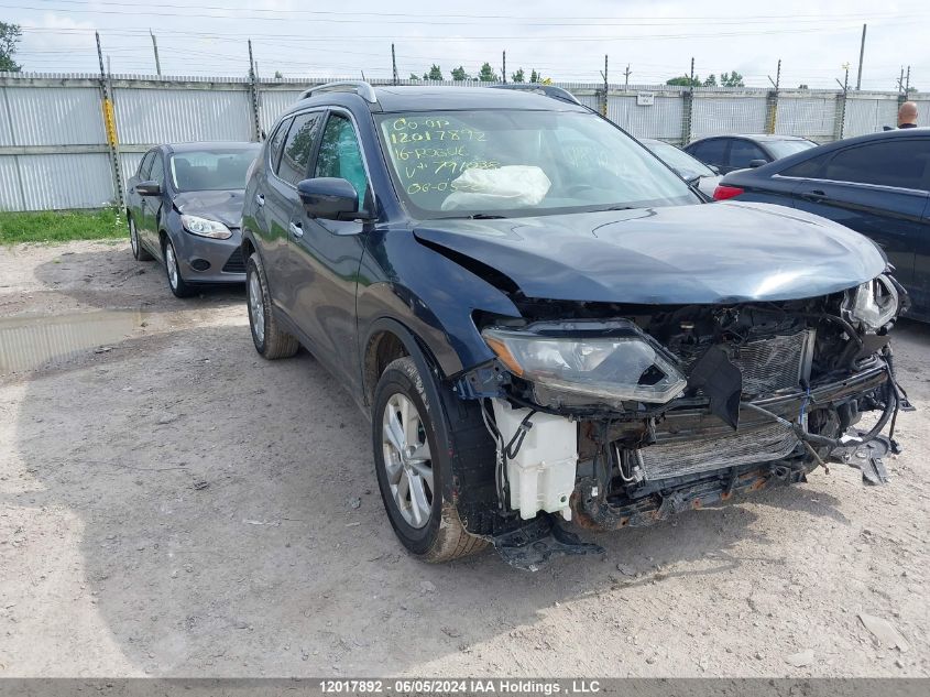 2016 Nissan Rogue VIN: 5N1AT2MV8GC791038 Lot: 12017892