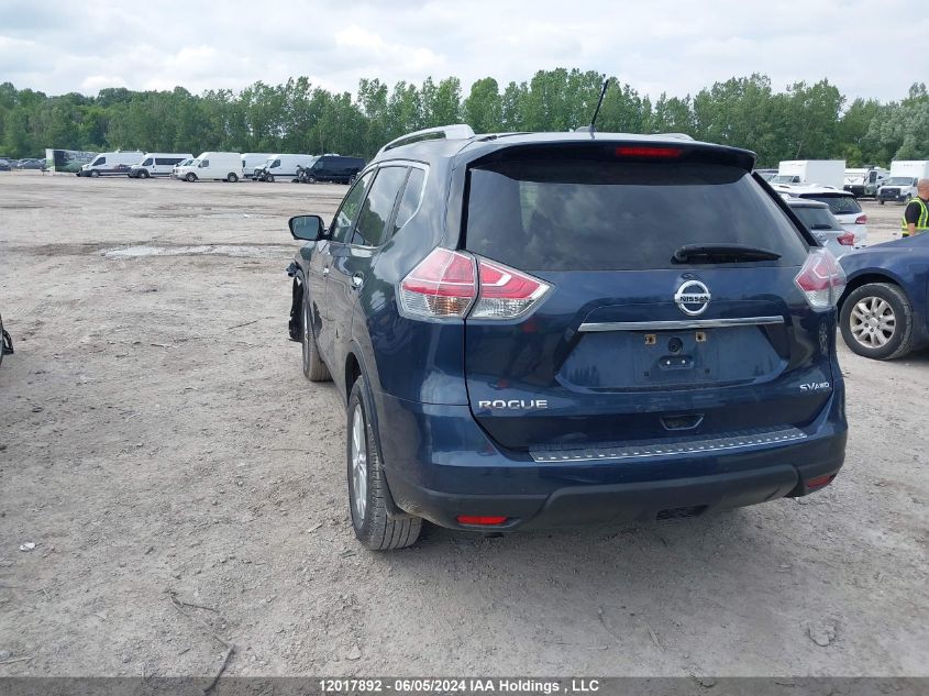 2016 Nissan Rogue VIN: 5N1AT2MV8GC791038 Lot: 12017892