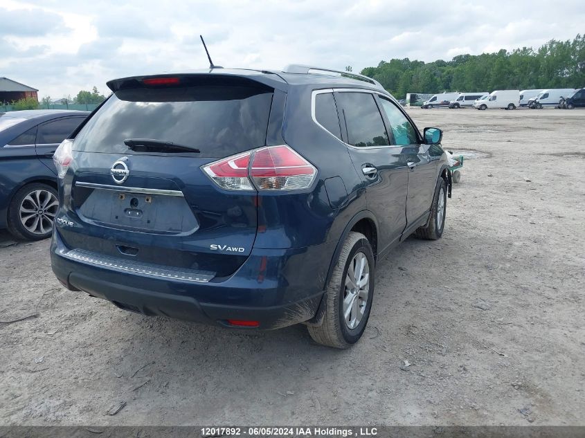 2016 Nissan Rogue VIN: 5N1AT2MV8GC791038 Lot: 12017892