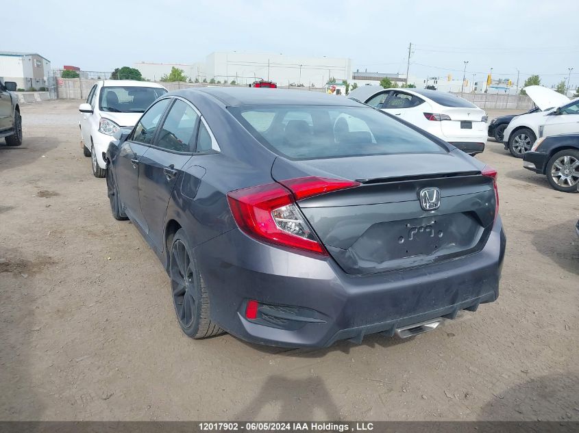 2020 Honda Civic VIN: 2HGFC2F84LH001809 Lot: 12017902