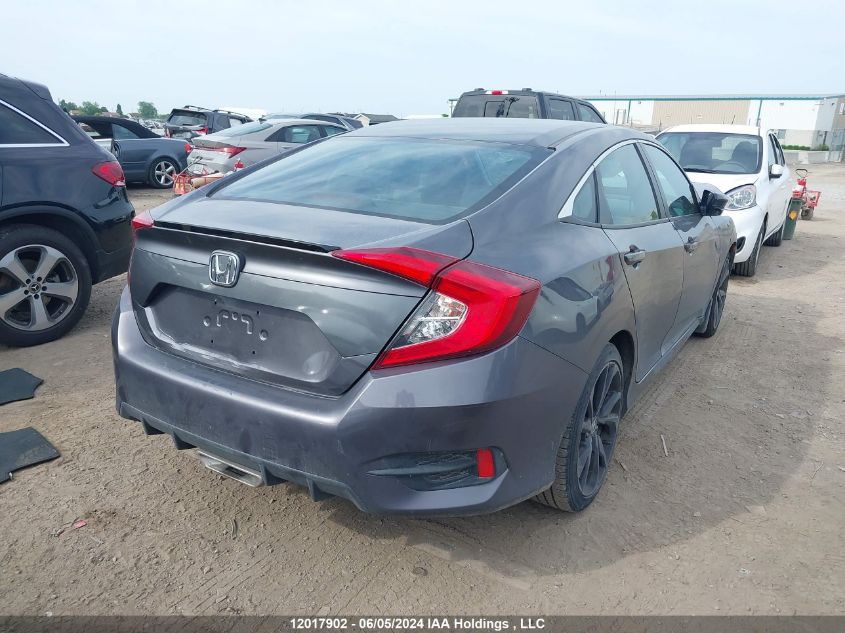 2020 Honda Civic VIN: 2HGFC2F84LH001809 Lot: 12017902