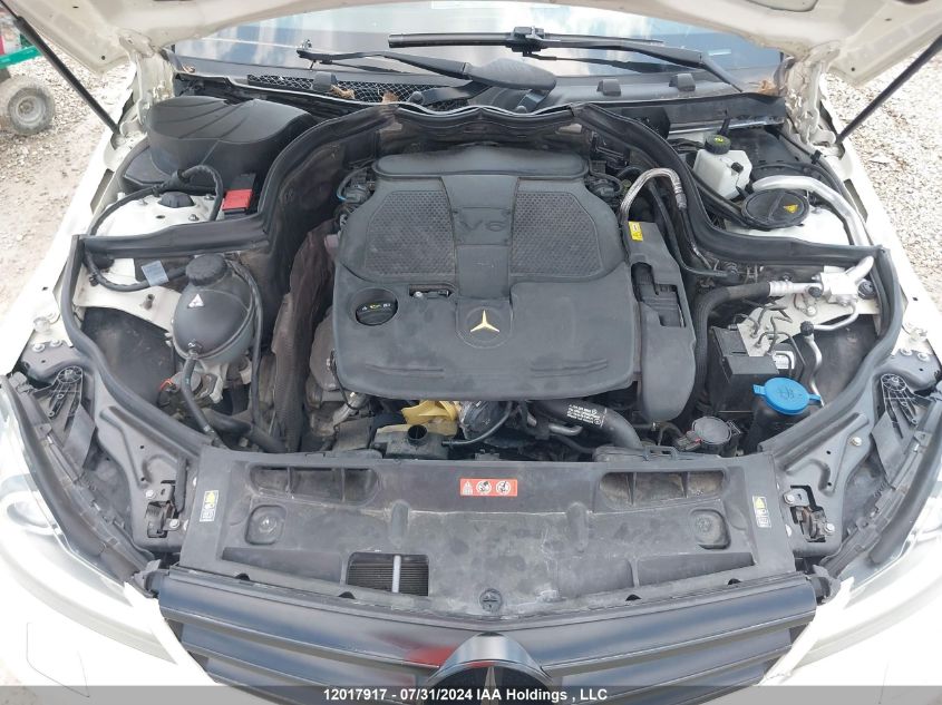 2012 Mercedes-Benz C-Class VIN: WDDGF8JB5CA635618 Lot: 12017917