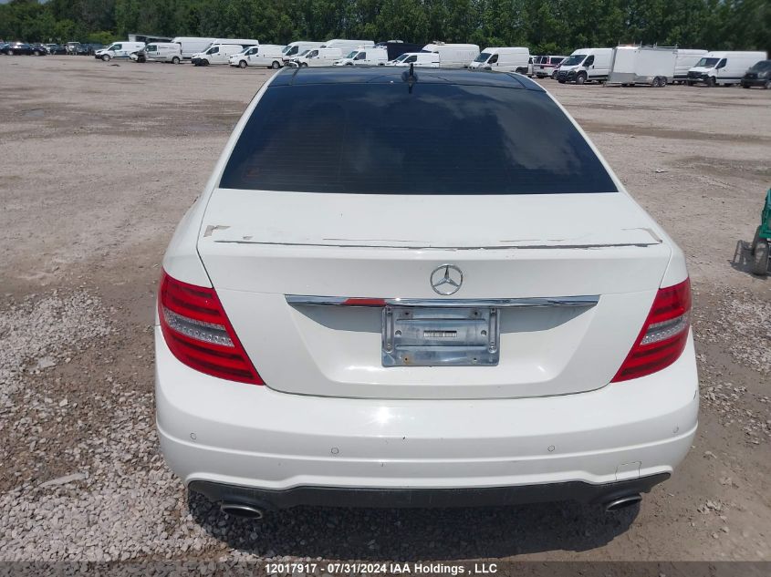 2012 Mercedes-Benz C-Class VIN: WDDGF8JB5CA635618 Lot: 12017917