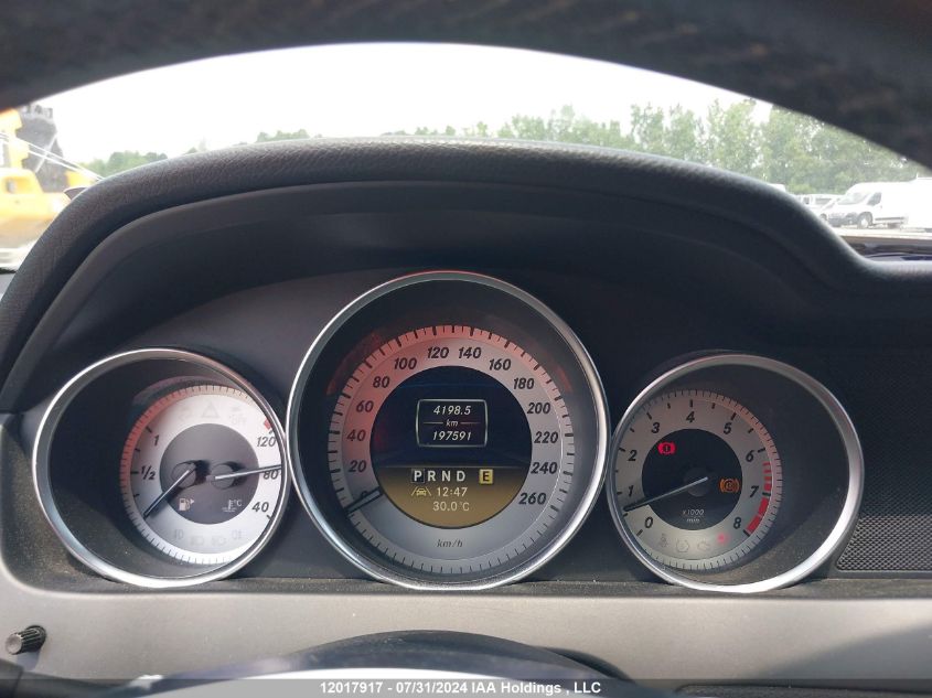 2012 Mercedes-Benz C-Class VIN: WDDGF8JB5CA635618 Lot: 12017917