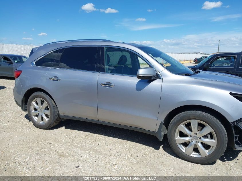 2016 Acura Mdx VIN: 5FRYD4H87GB508095 Lot: 12017925