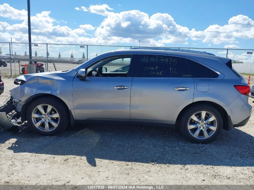 2016 Acura Mdx VIN: 5FRYD4H87GB508095 Lot: 12017925