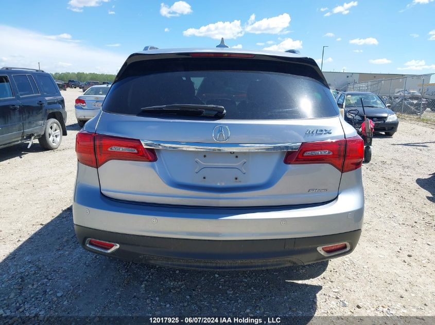2016 Acura Mdx VIN: 5FRYD4H87GB508095 Lot: 12017925