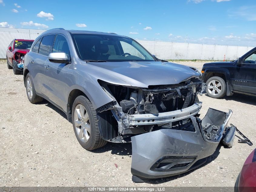 2016 Acura Mdx VIN: 5FRYD4H87GB508095 Lot: 12017925