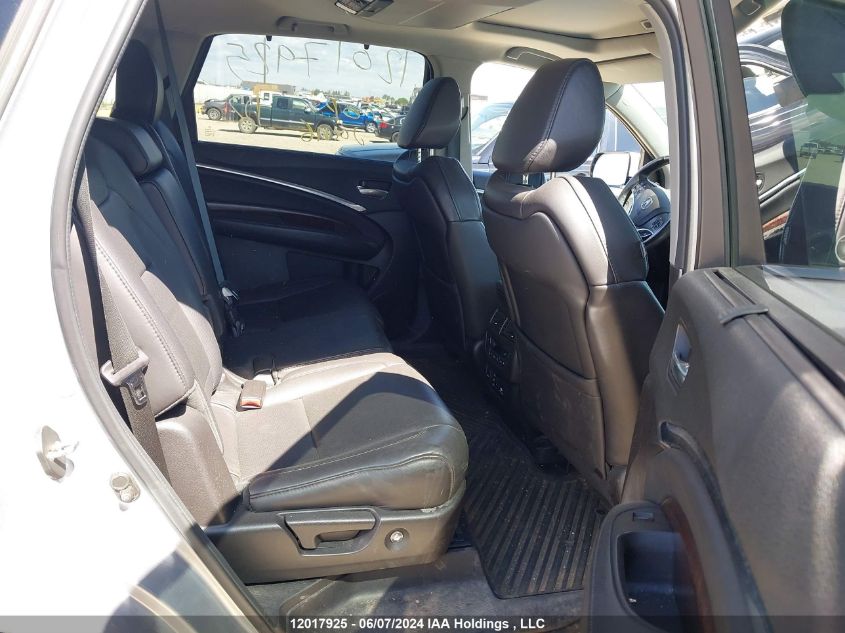 2016 Acura Mdx VIN: 5FRYD4H87GB508095 Lot: 12017925