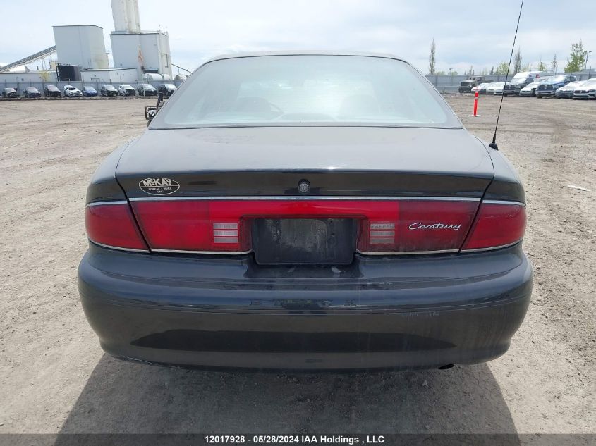 2003 Buick Century VIN: 2G4WS52J831249514 Lot: 12017928