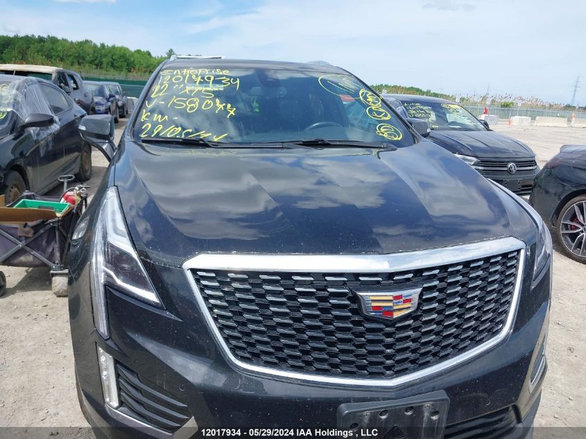 2022 Cadillac Xt5 Premium Luxury VIN: 1GYKNDR45NZ158077 Lot: 12017934