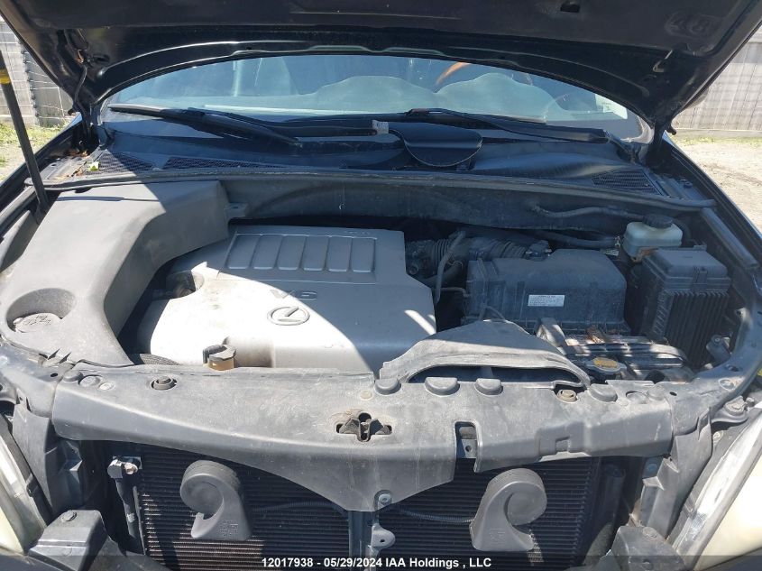 2009 Lexus Rx 350 VIN: JTJHK31U892855513 Lot: 12017938