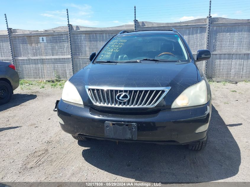 2009 Lexus Rx 350 VIN: JTJHK31U892855513 Lot: 12017938