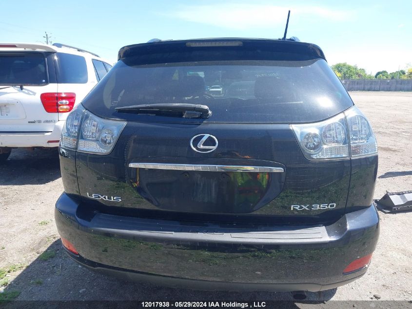 2009 Lexus Rx 350 VIN: JTJHK31U892855513 Lot: 12017938