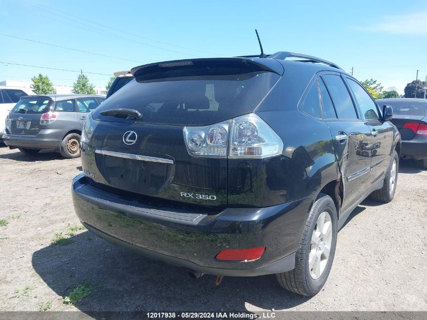 2009 Lexus Rx 350 VIN: JTJHK31U892855513 Lot: 12017938