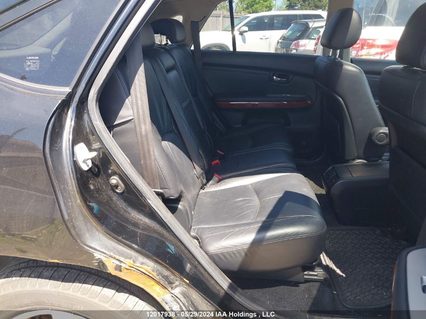 2009 Lexus Rx 350 VIN: JTJHK31U892855513 Lot: 12017938