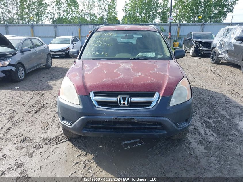 2003 Honda Cr-V Lx VIN: JHLRD78453C802898 Lot: 12017939