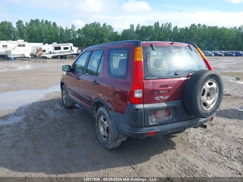 2003 Honda Cr-V Lx VIN: JHLRD78453C802898 Lot: 12017939