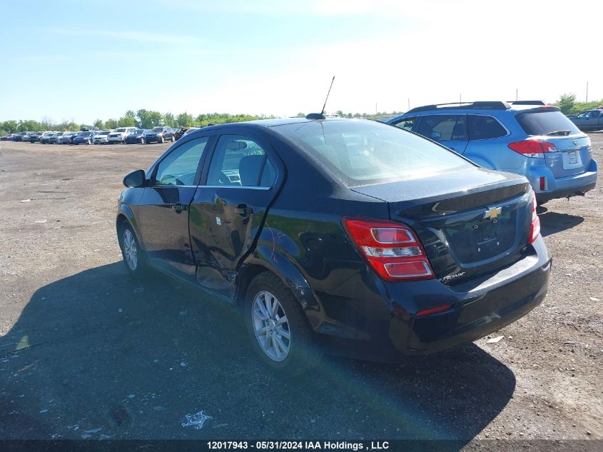 2018 Chevrolet Sonic Lt VIN: 1G1JD5SH6J4100776 Lot: 12017943