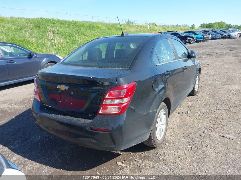 2018 Chevrolet Sonic Lt VIN: 1G1JD5SH6J4100776 Lot: 12017943