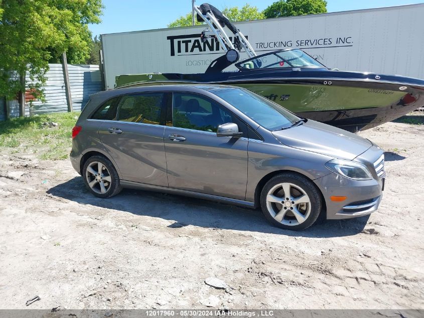 2014 Mercedes-Benz B-Class VIN: WDDMH4EB0EJ259767 Lot: 12017960