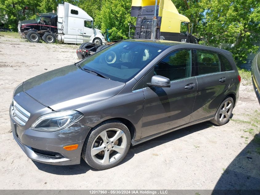 2014 Mercedes-Benz B-Class VIN: WDDMH4EB0EJ259767 Lot: 12017960