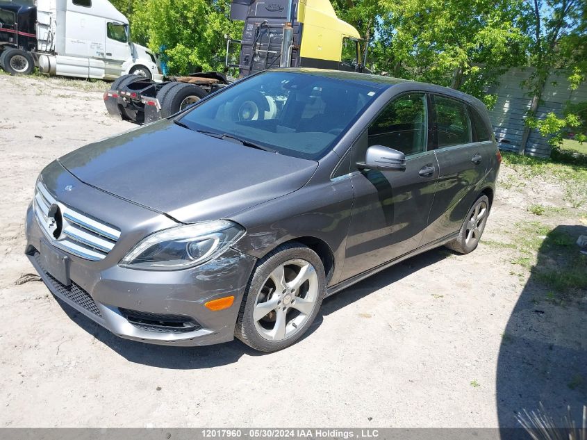 2014 Mercedes-Benz B-Class VIN: WDDMH4EB0EJ259767 Lot: 12017960