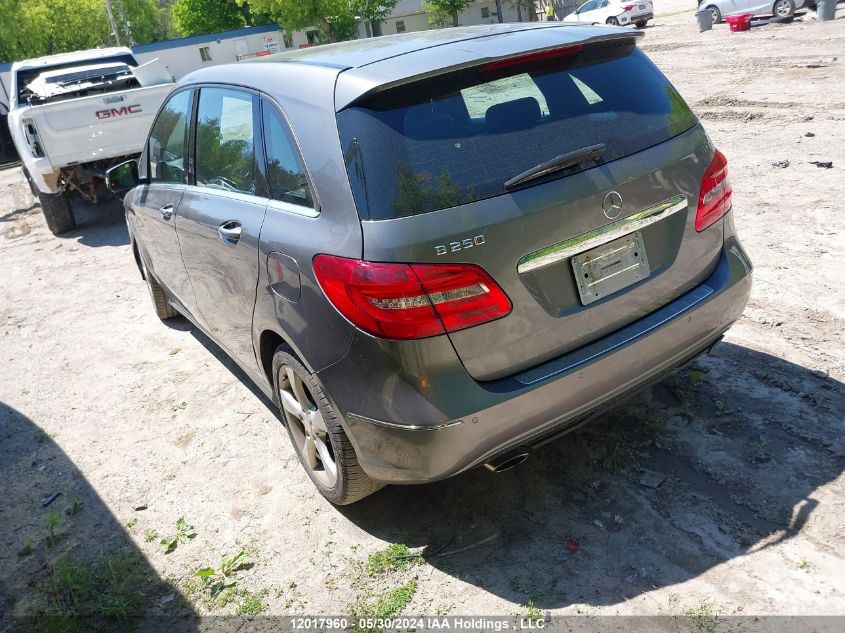 2014 Mercedes-Benz B-Class VIN: WDDMH4EB0EJ259767 Lot: 12017960