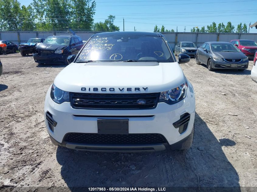 2019 Land Rover Discovery Sport Se VIN: SALCP2FX7KH803278 Lot: 12017983