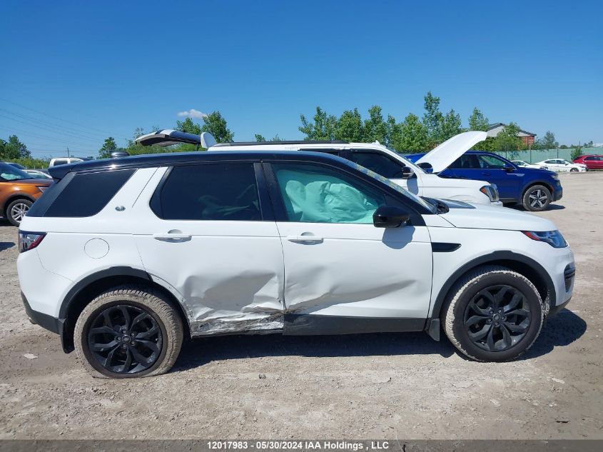 2019 Land Rover Discovery Sport Se VIN: SALCP2FX7KH803278 Lot: 12017983