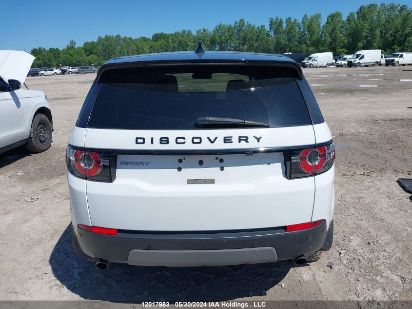 2019 Land Rover Discovery Sport Se VIN: SALCP2FX7KH803278 Lot: 12017983