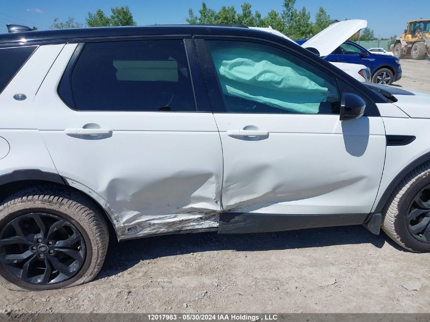 2019 Land Rover Discovery Sport Se VIN: SALCP2FX7KH803278 Lot: 12017983