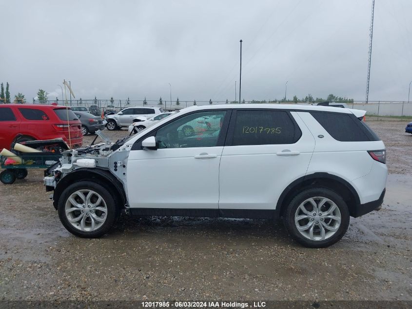 2018 Land Rover Discovery Sport Hse VIN: SALCR2RX8JH776547 Lot: 12017985