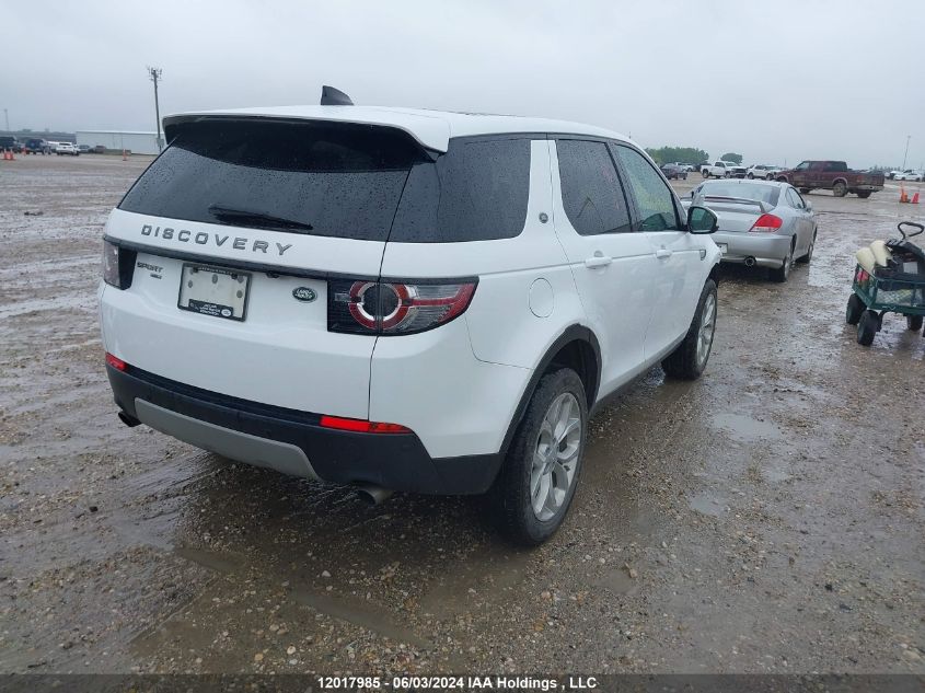 2018 Land Rover Discovery Sport Hse VIN: SALCR2RX8JH776547 Lot: 12017985