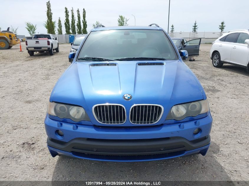 2002 BMW X5 4.6Is VIN: 5UXFB93582LN78752 Lot: 12017994
