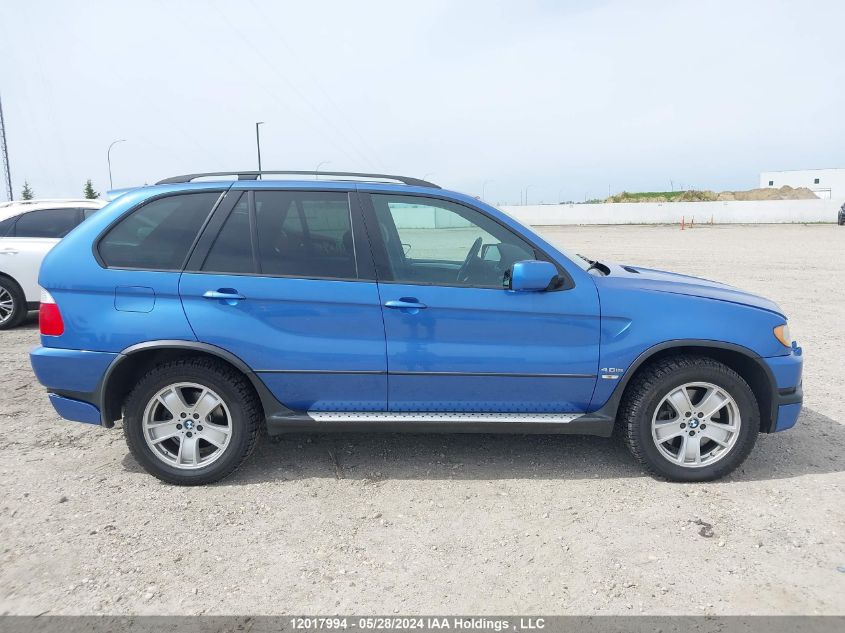 2002 BMW X5 4.6Is VIN: 5UXFB93582LN78752 Lot: 12017994