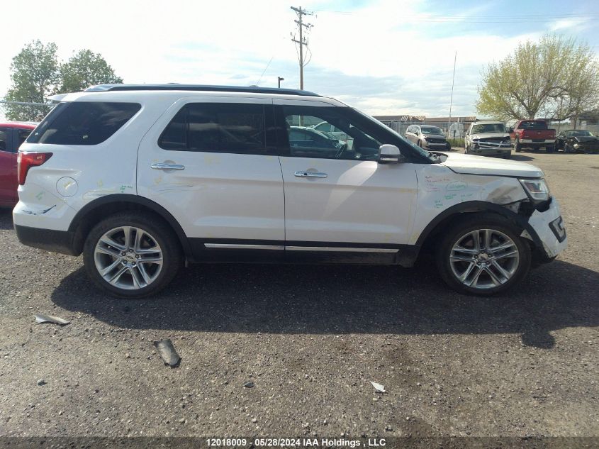 2017 Ford Explorer Limited VIN: 1FM5K8F80HGD71721 Lot: 12018009