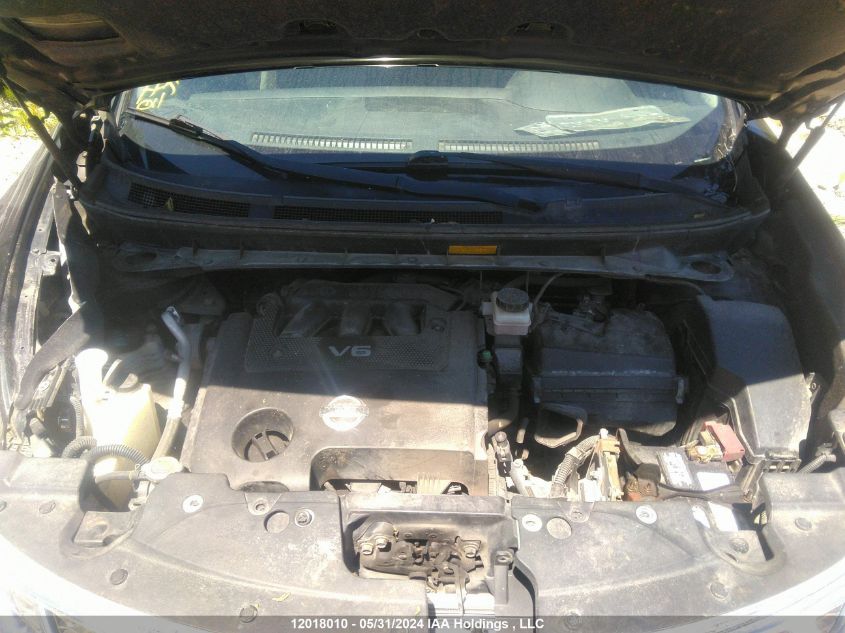 2013 Nissan Murano VIN: JN8AZ1MW3DW304882 Lot: 12018010