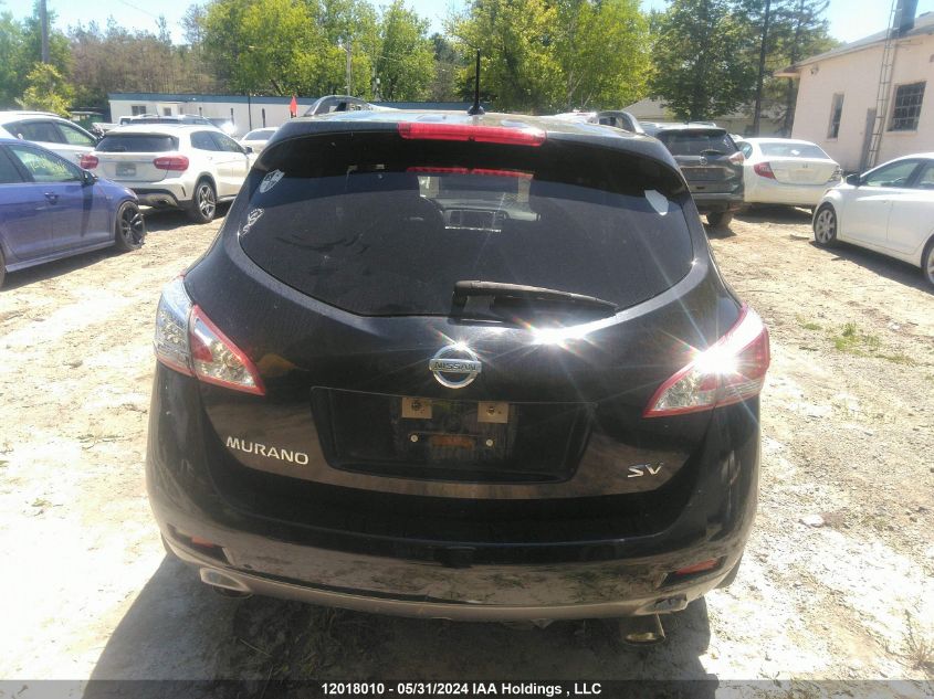 2013 Nissan Murano VIN: JN8AZ1MW3DW304882 Lot: 12018010