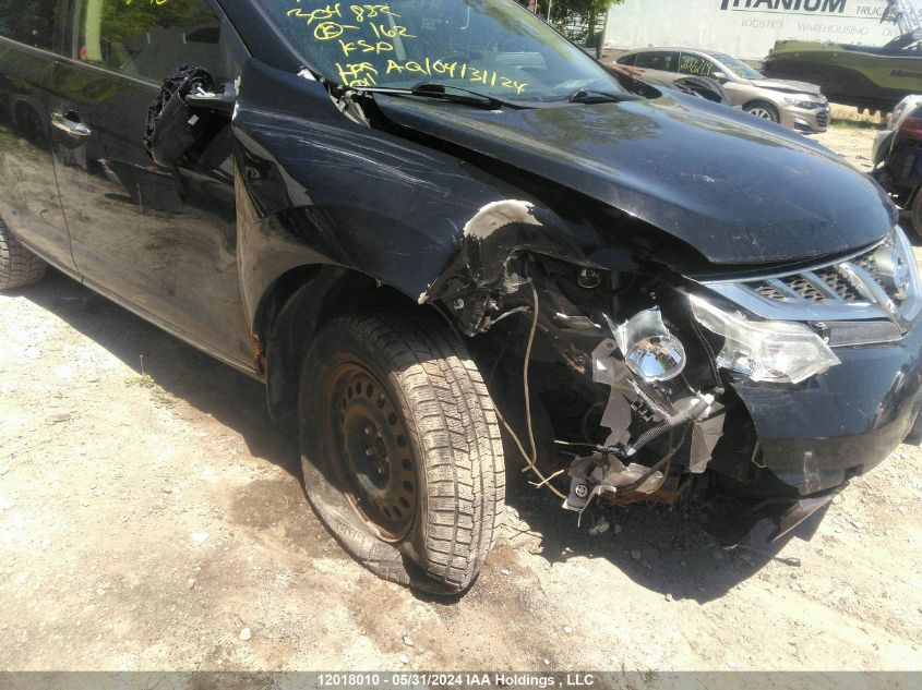 2013 Nissan Murano VIN: JN8AZ1MW3DW304882 Lot: 12018010