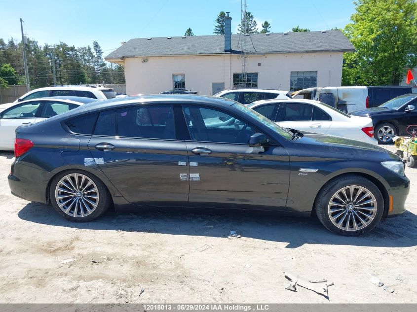 2011 BMW 5 Series Gran Turismo VIN: WBASP4C56BC341517 Lot: 12018013