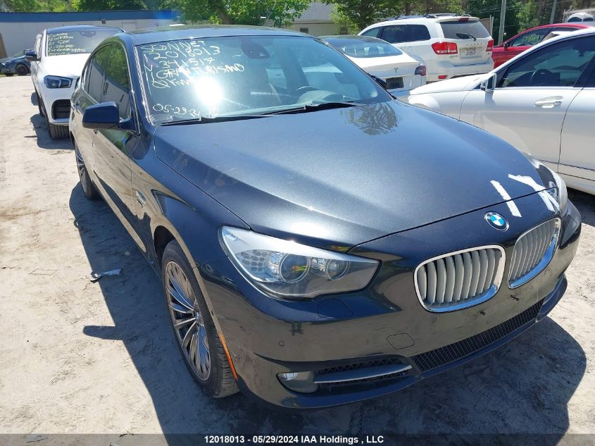 2011 BMW 5 Series Gran Turismo VIN: WBASP4C56BC341517 Lot: 12018013