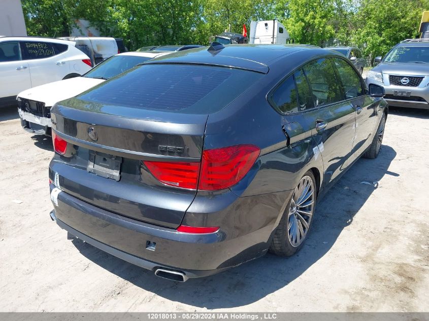 2011 BMW 5 Series Gran Turismo VIN: WBASP4C56BC341517 Lot: 12018013